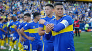 Marcos Rojo, el capitán de Boca frente a Newells por la Liga Profesional.