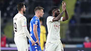Franck Kessié dopo la rete all'Empoli 