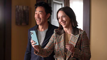 KENNETH CHOI AND JENNIFER LOVE HEWITT IN 911 SEASON 8
