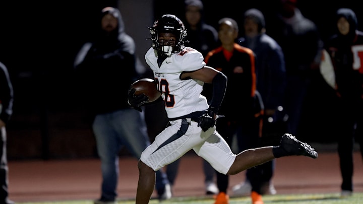 Jamar Searcy absolutely was dominant in the postseason, with 718 total yards and 5 TDs in four games, leading Pittsburg to a third straight NCS D1 title. He helped the Pirates past Los Gatos on Friday.