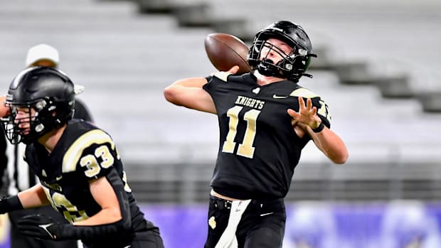 Royal's Lance Allred led school to WIAA Class 1A football championship at Husky Stadium in 2023.