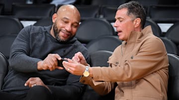 Celebrities At The Los Angeles Lakers Game