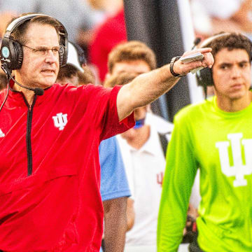 Indiana head coach Curt Cignetti has improved upon last season’s 11–2 record.