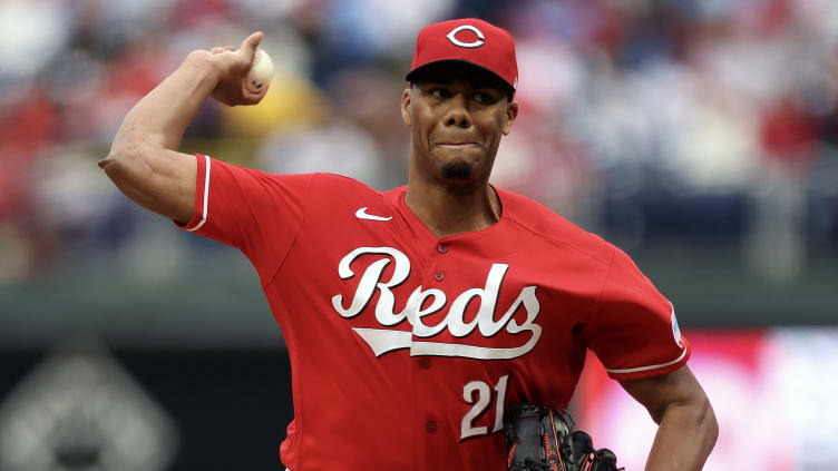 Cincinnati Reds starting pitcher Hunter Greene