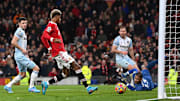 Marcus Rashford erzielte kurz vor dem Schlusspfiff Manchester Uniteds Siegtor