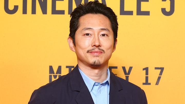 Steven Yeun At The "Mickey 17" Premiere At Pathé Palace