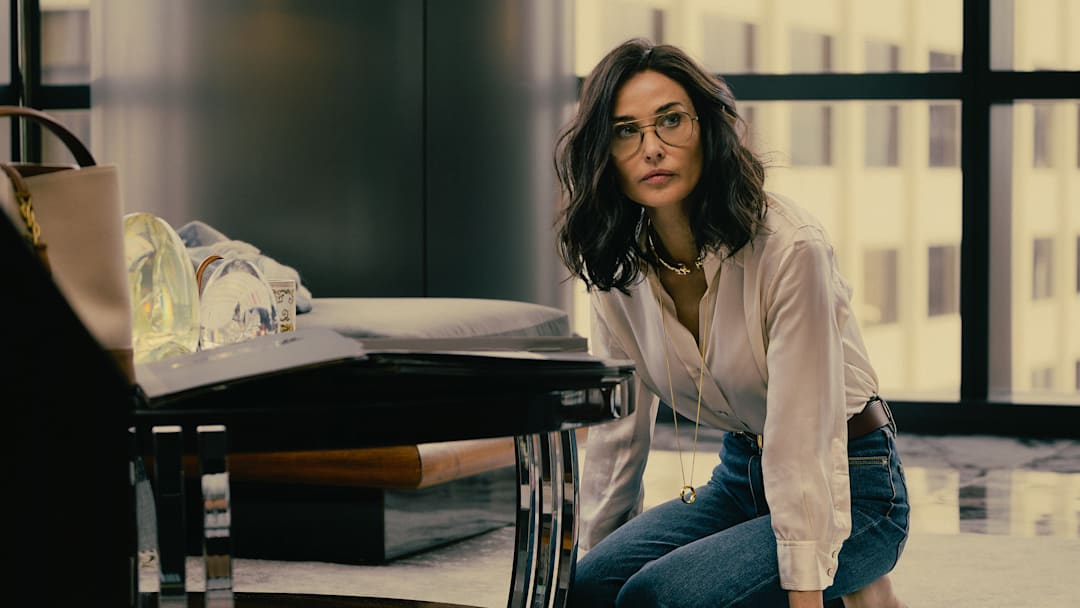 Demi Moore as Cami in Landman episode 3, season 2, streaming on Paramount+. Photo Credit: Emerson Miller/Paramount+