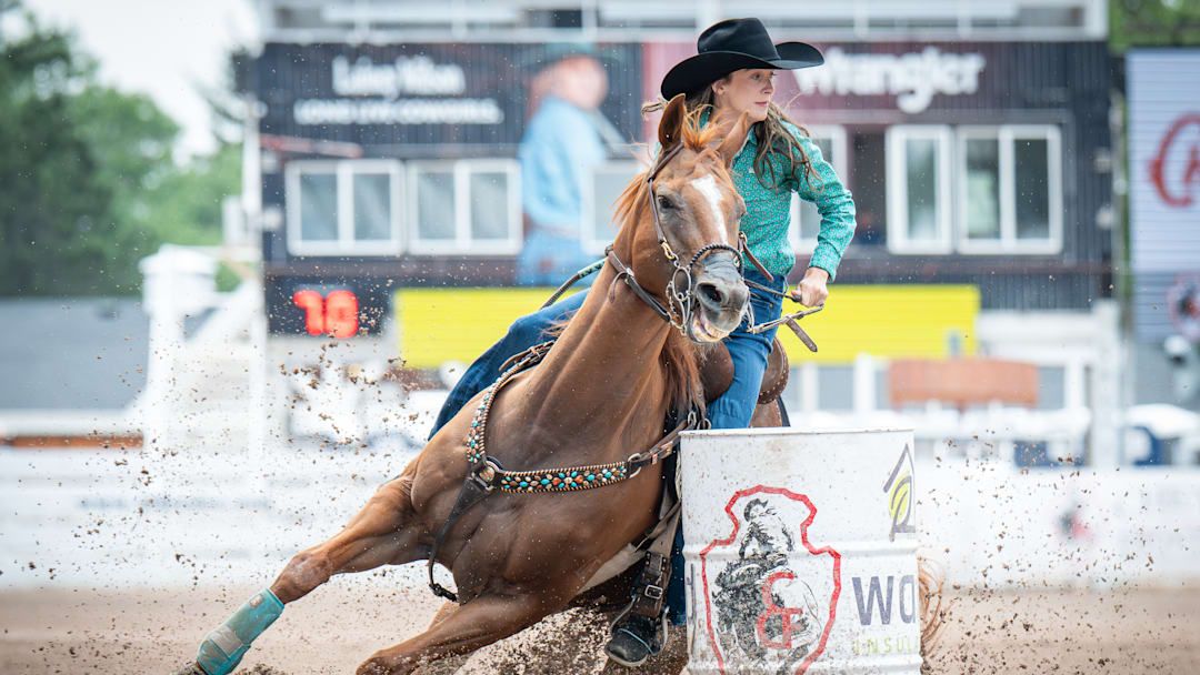 Barrel racer Gracen Harman is having a personal-best season so far, including a top 10 ranking in the WPRA World Standings