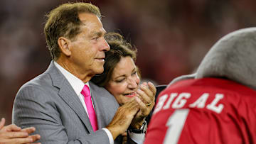 Nick Saban, Terry Saban, USF v Alabama