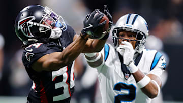 Carolina Panthers cornerback Mike Jackson Sr.