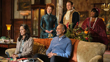 “A Very Arondekar Christmas Part 1” and “A Very Arondekar Christmas Part 2” – A leaky water heater mishap threatens to ruin holiday plans as Sam and Jay prepare to host Jay’s hard-to-please dad, Mahesh (Bernard White), difficult-to-impress mom, Champa (Sakina Jaffrey), and sister Bela (Punam Patel), on a one-hour GHOSTSMAS special of the CBS Original series GHOSTS, Thursday, Dec. 19 (8:00-9:01 PM, ET/PT) on the CBS Television Network, and streaming on Paramount+ (live and on demand for