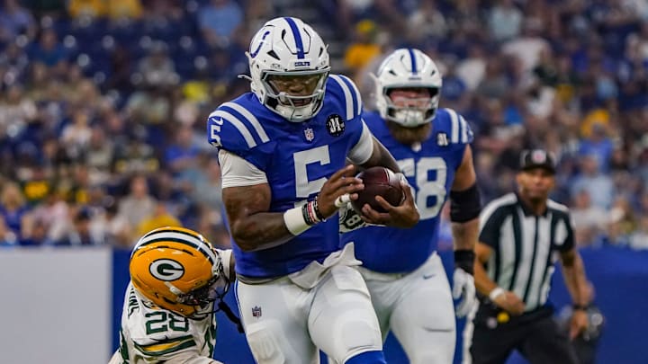 Anthony Richardson will start the season backing up Daniel Jones. Anthony Richardson will start the season backing up Daniel Jones.