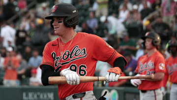 Baltimore Orioles outfielder Coby Mayo