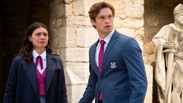 Ruby (Harriet Herbig-Matten) and James (Damian Hardung) in Maxton Hall season 2 on Prime Video