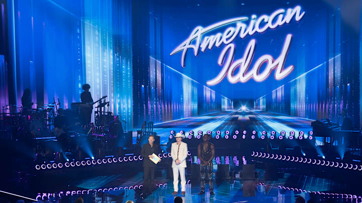AMERICAN IDOL: Ò819 (Grand Finale)Ó - ItÕs the grand finale! The Top 3 give their final performances in a star-studded night with music legends and top stars. Then, this yearÕs ÒAmerican IdolÓ winner is revealed live. SUNDAY, MAY 18 (8:00-11:00 p.m. EDT) on ABC. (Disney/Christopher Willard)
RYAN SEACREST, JOHN FOSTER, JAMAL ROBERTS