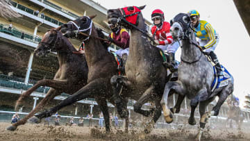 Jockeys and trainers for the 2022 Preakness Stakes. 