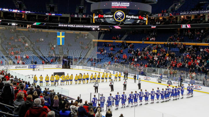 United States v Sweden: Semifinals - 2018 IIHF World Junior Championship United States v Sweden: Semifinals - 2018 IIHF World Junior Championship