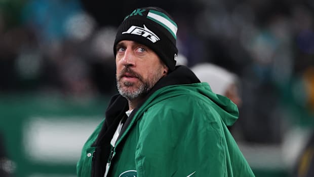 New York Jets quarterback Aaron Rodgers