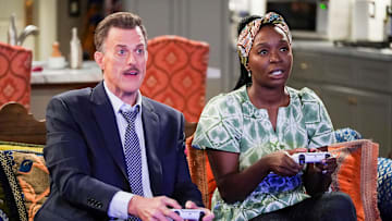 “Worth the Cooties” – After Christina kicks Abishola and Dottie out for making light of her pre-pregnancy preparations, Christina bonds with Douglas and Abishola spends a fun day with Dottie. Also, when Bob, Goodwin and Kofo are stumped on a work issue, Bob insists they go out to lunch to loosen up, on the CBS Original series BOB HEARTS ABISHOLA, Monday, March 18 (8:30-9:00 PM, ET/PT) on the CBS Television Network, and streaming on Paramount+ (live and on-demand for Paramount+ with SHOWTIME
