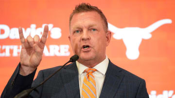 University of Texas baseball coach Jim Schlossnagle speaks at his introductory news conference at the Frank Denius Family University Hall of Fame Wednesday June 26, 2024.