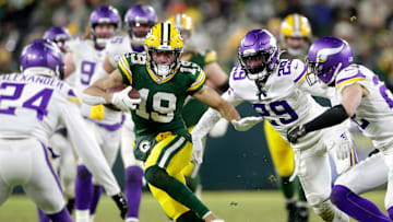 Green Bay Packers wide receiver Equanimeous St. Brown (19) against the Minnesota Vikings on Sunday, January 2, 2022, at Lambeau Field in Green Bay, Wis. Wm. Glasheen USA TODAY NETWORK-Wisconsin

Apc Packers Vs Vikings 27928 010222wag