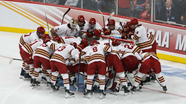 2024 Frozen Four - Denver v Boston College (No images available of William Moore. He will attend Boston College in 2026-27.)