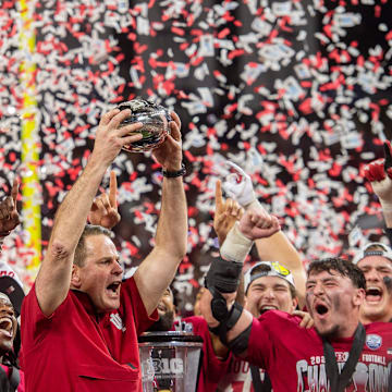 Indiana took over the No. 1 spot in the AP Poll after beating Ohio State in the Big Ten Championship game.
