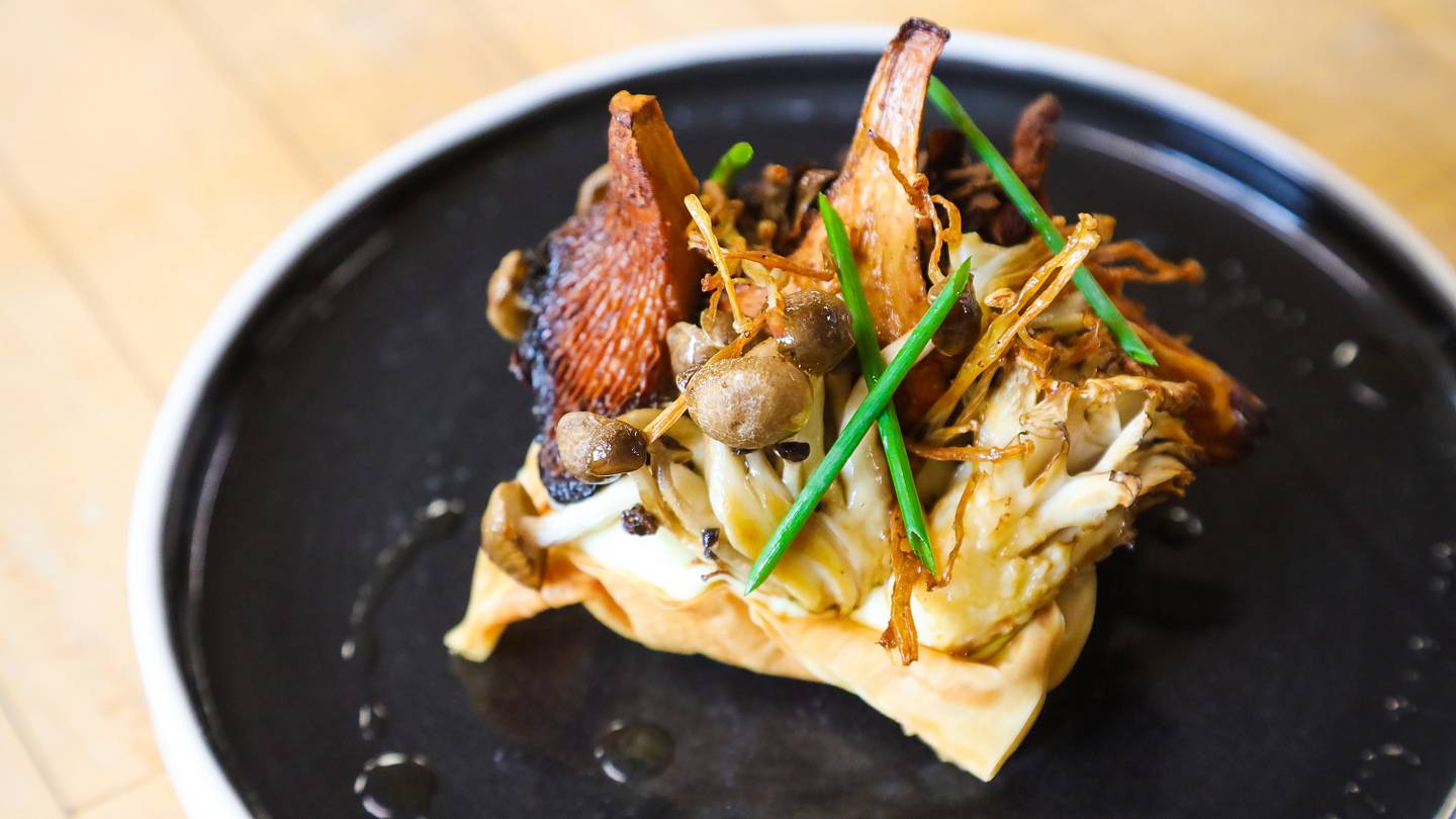 This Savory Roasted Mushroom Tart Is Accidentally Vegetarian