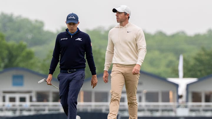 Rory McIlroy is favored against Matt Fitzpatrick in the final round of the Open Championship. Rory McIlroy is favored against Matt Fitzpatrick in the final round of the Open Championship.