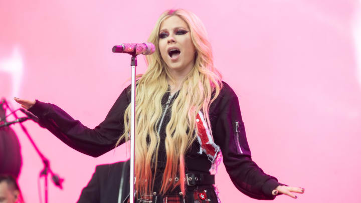 Avril Lavigne at Glastonbury Festival 2024