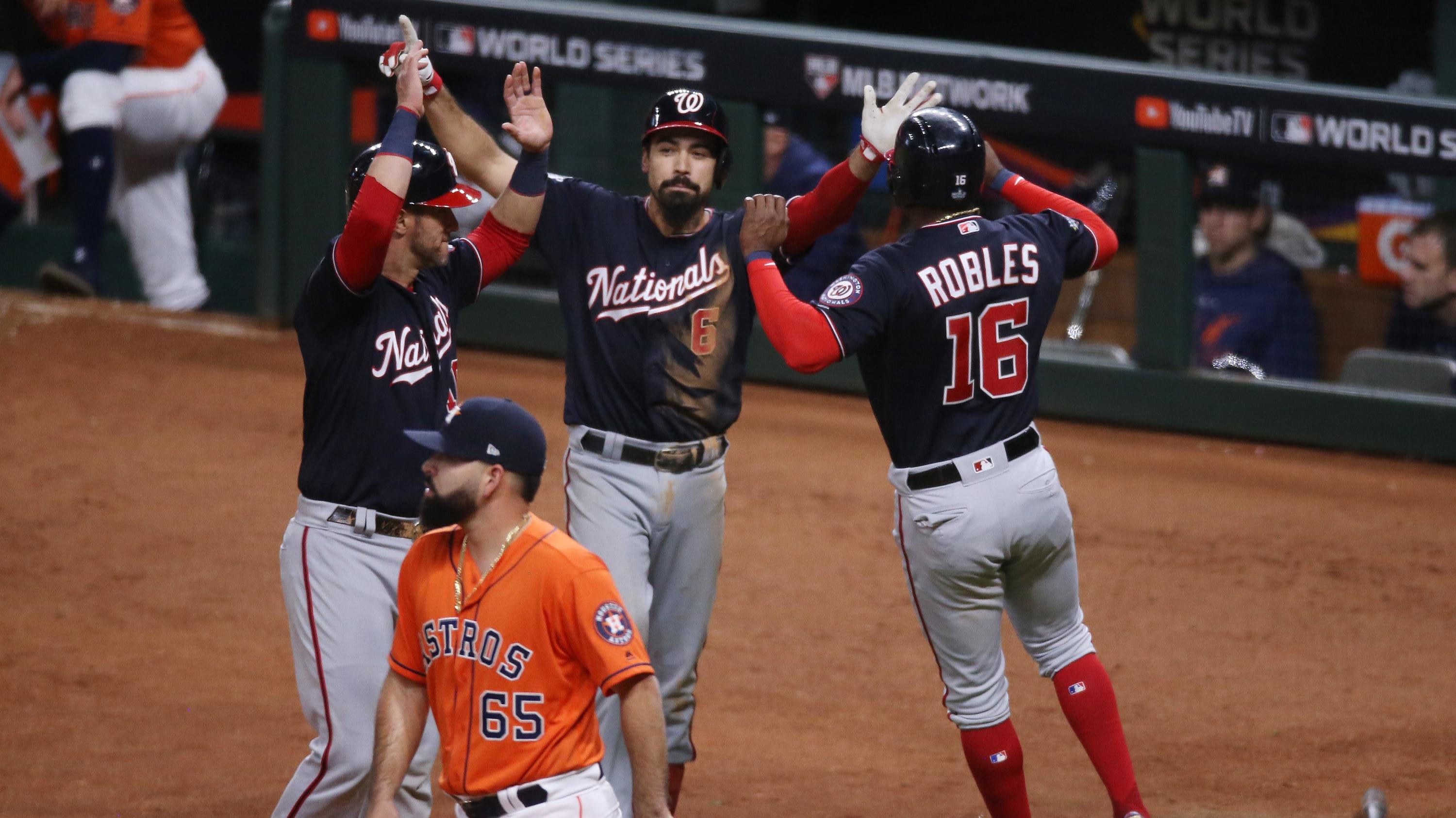 Houston Astros Mourn Missed World Series Opportunity As Nationals Celebrate 2019 Victory