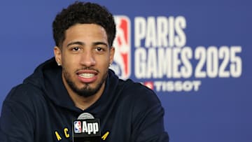 BASKET-NBA-FRA-INDIANA PACERS-PRESSER
