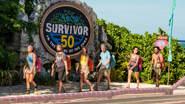 “Knife to the Heart” – Castaways help pass the time on their beach by hosting the “Survivor 50 Talent Show”. Another boomerang idol is discovered, and players must decide whether to send it to an ally or an adversary. Then, the biggest reward of the season is on the line as tribes compete for immunity and a special afternoon with country music star and SURVIVOR superfan, Zac Brown, on SURVIVOR 50, Wednesday, March 18. Photo: Robert Voets/CBS ©2025 CBS Broadcasting, Inc. All Rights Reserved.