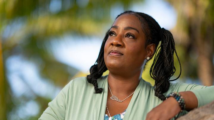 Pictured: Cirie Fields, from the CBS Original Series SURVIVOR, Season 50, scheduled to air on the CBS Television Network. -- Photo: Robert Voets/CBS ©2025 CBS Broadcasting, Inc. All Rights Reserved.