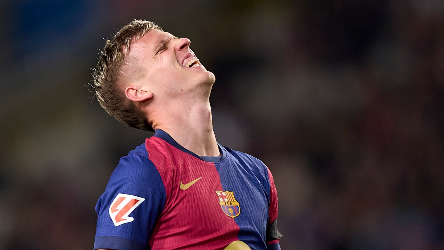 Barcelona confirm extent of Dani Olmo injury ahead of season-defining fixtures