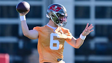 Baker Mayfield at Tampa Bay Buccaneers Training Camp