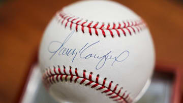 A Dodgers Sandy Koufax signed ball