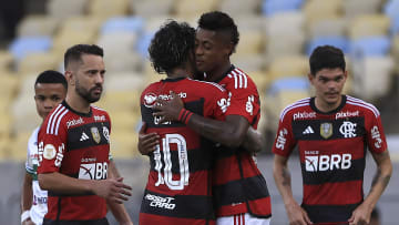 Bruno Henrique adentrou o gramado aos 24' do segundo tempo