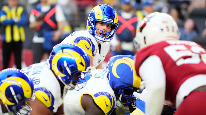 The Rams are home favorites against the Cardinals in NFL Week 18 action.