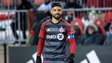 Lorenzo Insigne #24 seen during the MLS game between...