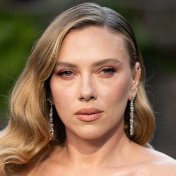 Scarlett Johansson attends the "Jurassic World Rebirth" World Premiere in London, England, in June 2025.