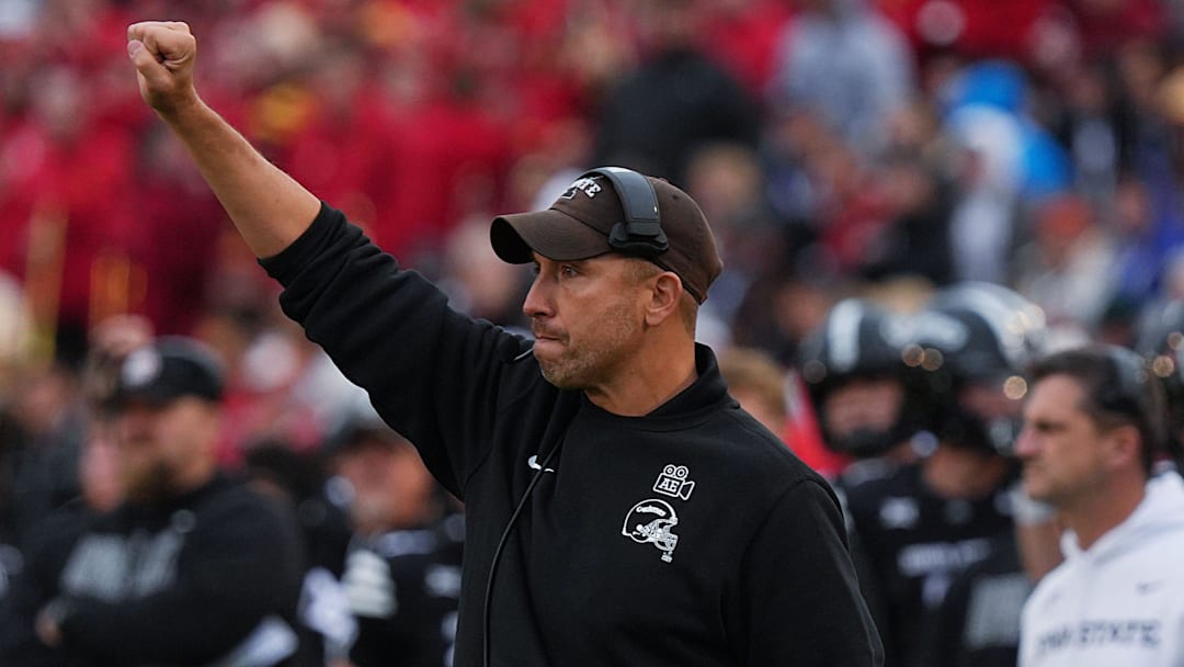 Iowa State Cyclones football head coach Matt Campbell