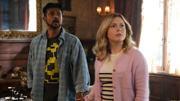 “Sam’s Dad” – When Sam’s dad (Dean Norris) comes to Woodstone for a visit, Patience (Mary Holland) puts their father-daughter relationship to the test. Also, Isaac must deal with the fallout from his breakup with Nigel and Thor and Flower handle an awkward situation with Nancy, on the CBS Original series GHOSTS, Thursday, Oct. 24 (8:31-9:01 PM, ET/PT) on the CBS Television Network, and streaming on Paramount+ (live and on demand for Paramount+ with SHOWTIME subscribers, or on demand for