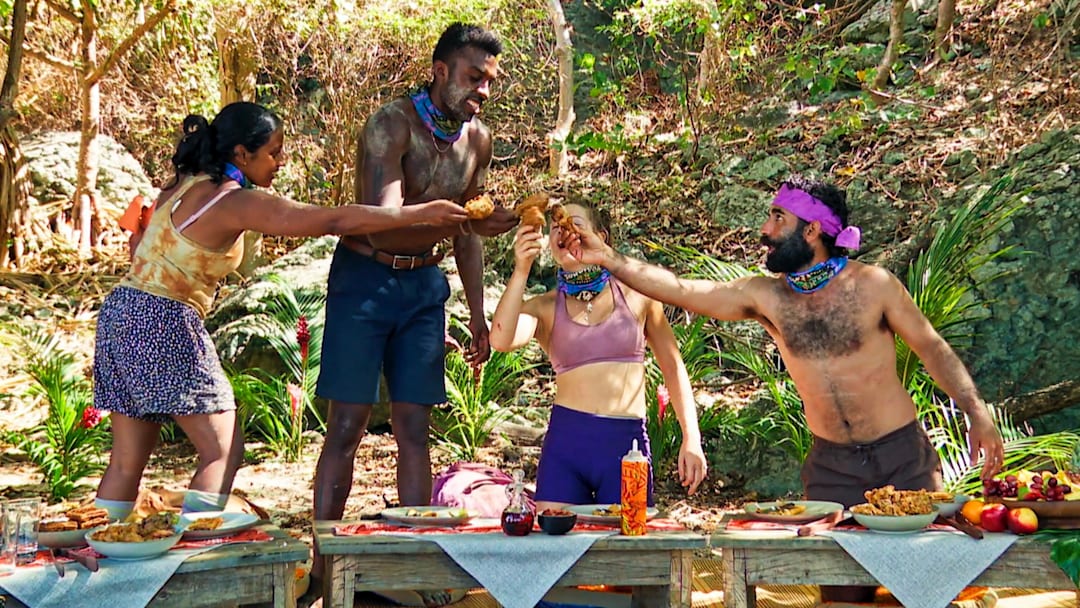 “My Enemies Are Plottin’” – The reward challenge is good enough to sing for when Jeff announces what is on the line for the winners. A rice negotiation with Jeff is completed in almost record time. Then, at tribal it’s a toss-up when two players on the bottom begin to target each other, on SURVIVOR, Wednesday, April 30 (8:00-9:30 PM, ET/PT) on the CBS Television Network, and available to stream on Paramount+ (live and on demand for Paramount+ with SHOWTIME subscribers, or on demand for