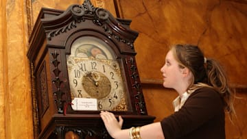 Grandfather clocks often become family heirlooms.