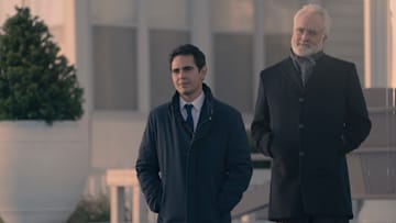 THE HANDMAID'S TALE - “Exile” - June tries to settle in a new community. Serena seeks a sanctuary. Luke and Moira take a big risk. (Disney/Steve Wilkie)
MAX MINGHELLA, BRADLEY WHITFORD