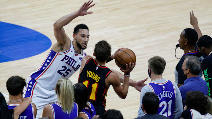 Ben Simmons recibió varias críticas por sus fallas en los playoffs del 2021