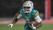 Mountain View Preparatory junior Jaylen McGill (2) runs against Woodruff High during the second quarter at Newberry College Bailey Memorial Stadium in Newberry, S.C. Friday, October 18, 2024.