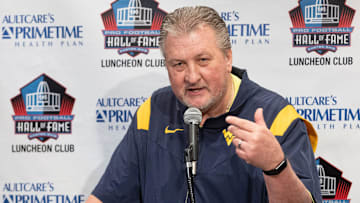 Bob Huggins at the Pro Football Hall of Fame Luncheon Club on Monday, May 8, 2023.