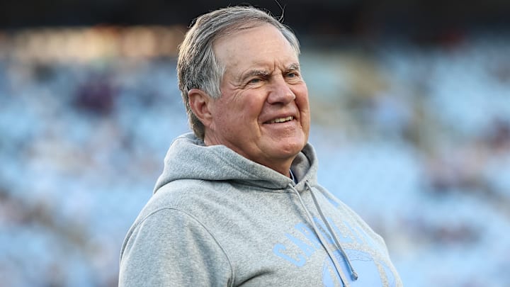 North Carolina head coach Bill Belichick